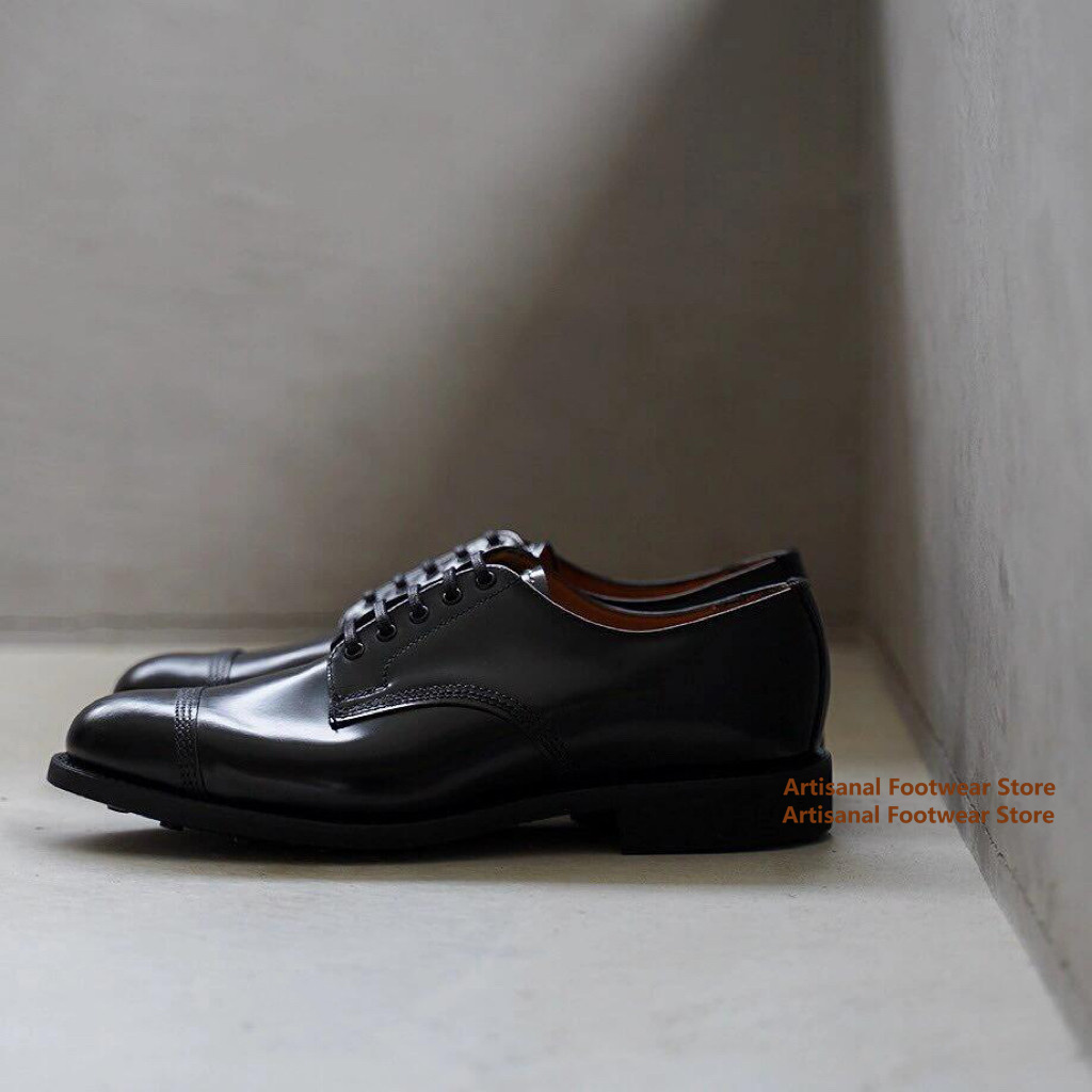 Men Black Polished Leather Oxf - Leather Shoe Polish recension och pris