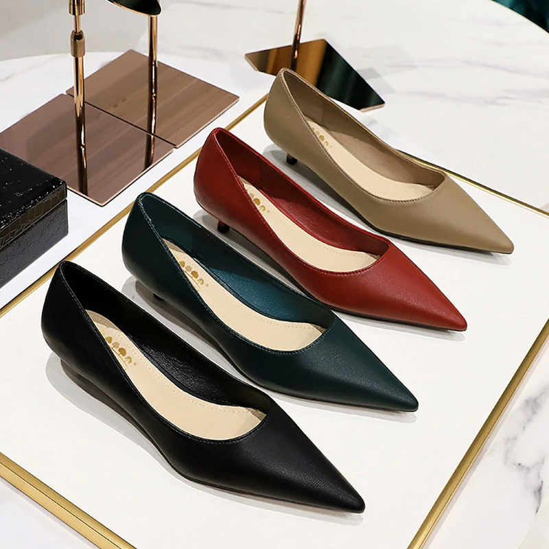 Fashion Pointed Toe Mid Heeled - Shoe Tree recension och pris